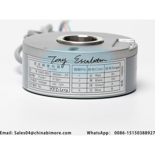 Escalator Parts rotary encoder X65AC-20 for mitsubishi parts X65AC