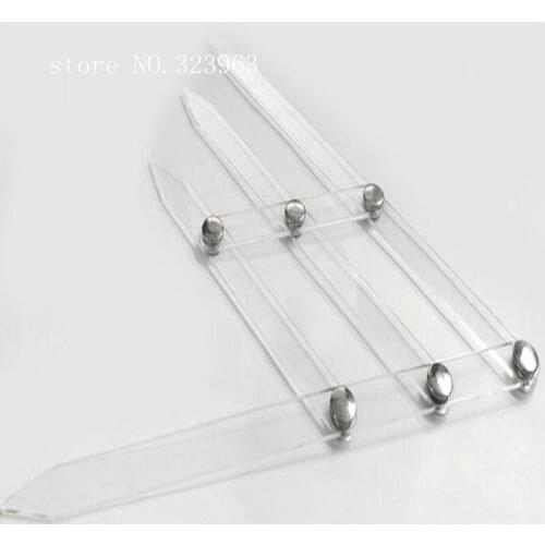 New arrivla acrylic permanent makeup ruler eyebrow shaping stencil tools DIY divider ruler