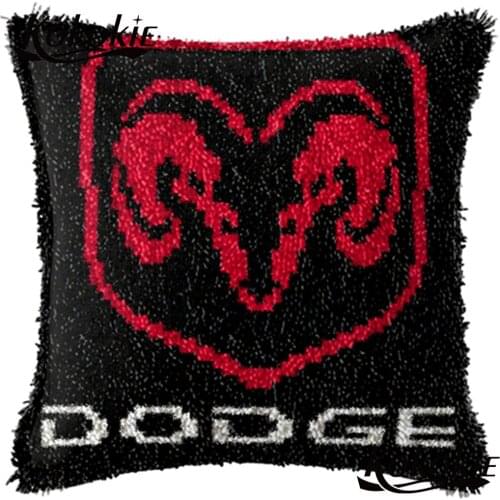 Embroidery yarn handicraft needlework Latch hook rug pillow kits cross stitch sets sale Crocheting Rug Yarn Patchwork Pillowcase