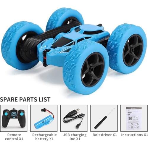 RC Car 2.4Ghz 4CH 1:16 Stunt Drift Deformation Car Rock Crawler Radio Control Car 360 Degree Flip RC Vehicle Toys with LED Light