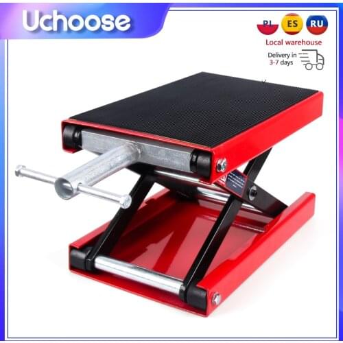 Motorcycle Jack 500KG 1100LBS Center Scissor Lift Suitable For Motor Bicycle ATV Work Stand Professional Repair Tools