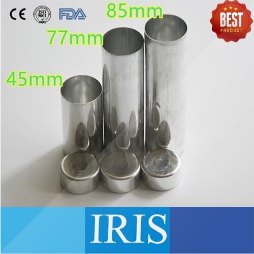 Dental Laboratory Materials Empty Dental Cartridges 500PCS Packed Dental Empty Aluminum Tubes for Flexible Resin Materials