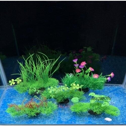 Explosion-proof simulation environmental protection plastic aquatic fish tank aquarium decoration
