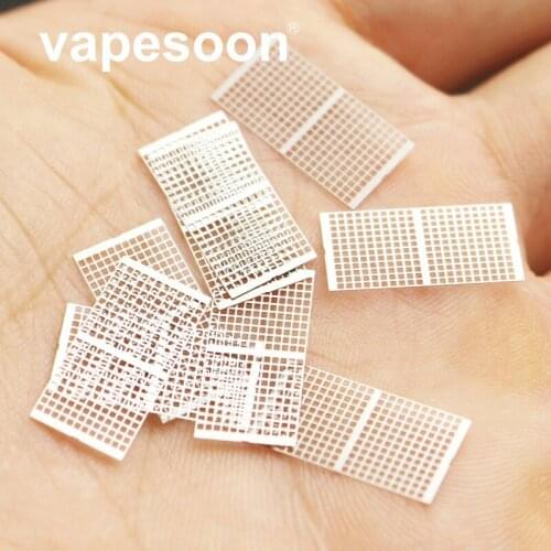 Vapesoon (10pcs/box) 16*6.8*0.12mm Ni80 0.13ohm KA1 0.13ohm dual clapton mesh coil for kylin m rta/For Zeus X RTA/Profile Rdta