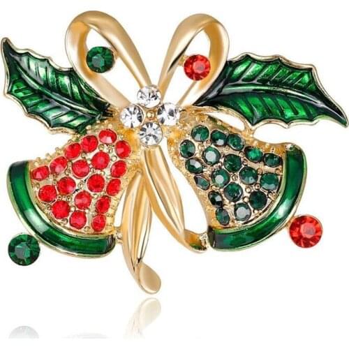 Bell brooch fashion pin Christmas bell brooch