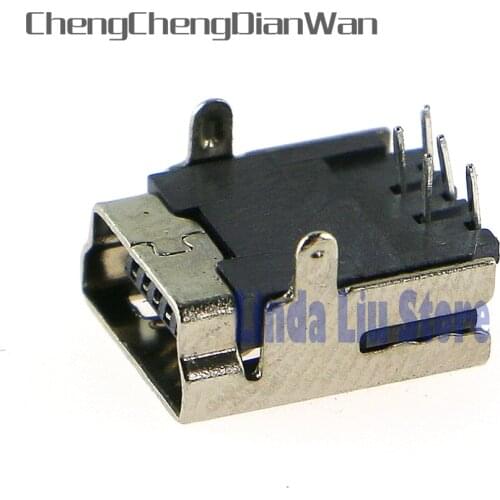 ChengChengDianWan 300pcs/lot MINI USB CHARGING CHARGER PORT USB CHARGER SOCKET REPAIR PARTS For PS3 Wireless Controller Joypad