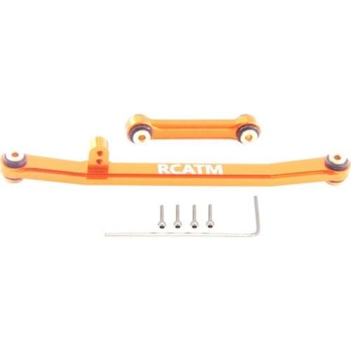 Metal Steering Linkage Steering Link for 1/24 RC Crawler Car Axial SCX24 90081 AXI00001 Upgrade Parts Accessories