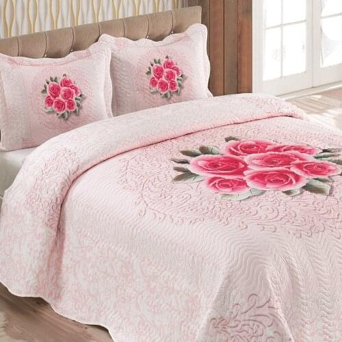 My blanket Rebeca Double Personality Quilted Bedspread Washable & Ironed Special Fabric Breathable Feature Suitable Prices