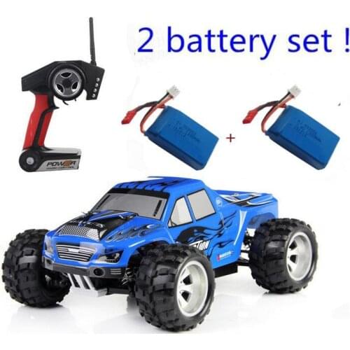 2pcs battery set ! Wltoys A979 2.4G 4CH 4WD RC Car High Speed Stunt Racing Car Remote Control Super Power Off-Road Vehicle