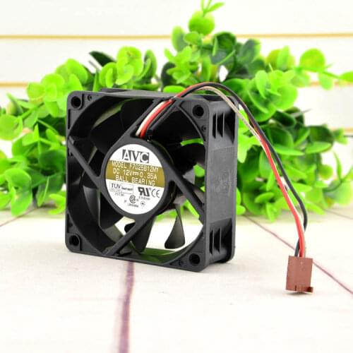 New original F7025B12MY 7CM 7025 12V 0.35A three-wire CPU double ball fan
