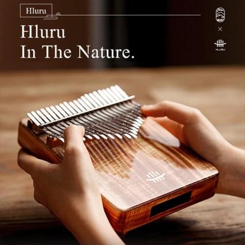 17/21 Keys Kalimba Full Solid Thumb Piano Finger Wooden Gecko Bottom Mbira Acacia Musical Instrument for Beginner