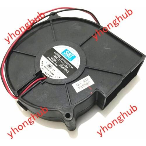 S&T SFH9330S1A DC 12V 0.45A 93x93x30mm 2-Wire Server Cooling Fan
