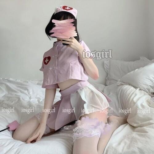 Japanese Nurse Cosplay Sexy Women Babydoll Underwear Chemises Lingerie Sex Hot Erotic Uniform Costumes Role Play Live Show