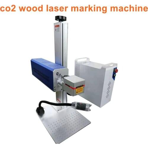 High Efficiency 20W 30W 60W CO2 Laser Marking Machine For Plastic Tube LED Bulb Logo Light Switch