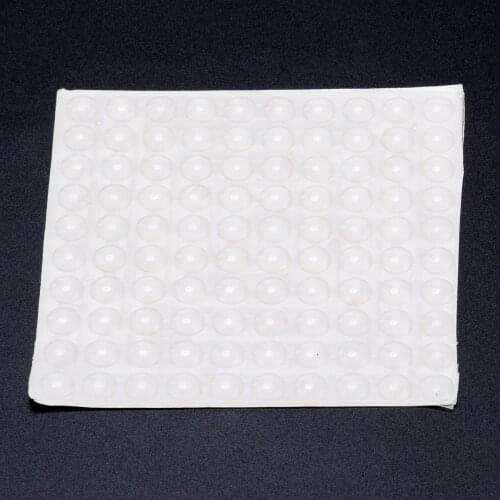 100pcs/set Door Stopper Self Adhesive Bumpers Stop Buffer Pad Clear Door Cabinet Drawers Silicone Feet Furniture Accessory