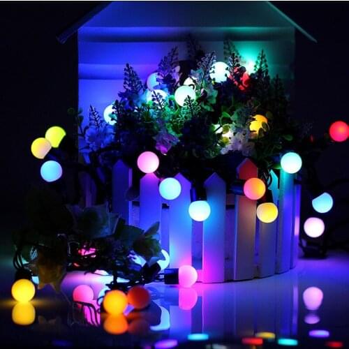 20pcs 10m 100LED Mini Ball LED String US/EU 110V/220V RGB Twinkle Color Change Warm White Waterproof for Wedding/Party/Garden