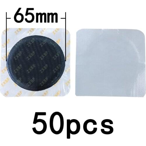 50Pcs 65mm Universal Round Shape Tyre Repair Cold Patch Tire Repair Rubber Patch Tool For Car Motorcycle Multifunctional patch