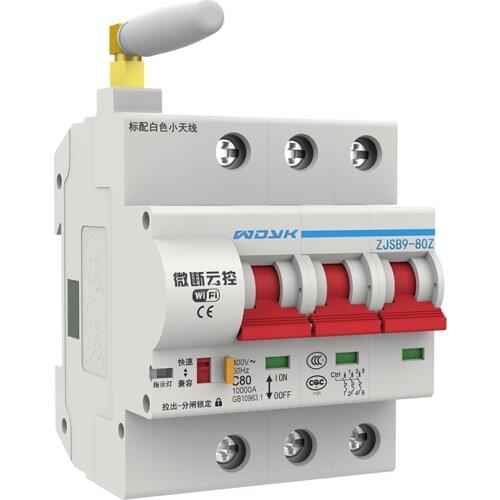 Smart home WiFi Switch Circuit Breaker eWelink App Remote Control Work with Alexa Google Home Automation Breaker 3P 32A/80A/100A