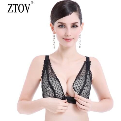 ZTOV Maternity Bras for Nursing Pregnancy Moms Breastfeeding Clothes for Pregnant Women Lace Feeding Underwear Nursing Bra 42/95