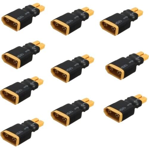 For Multi Rotor Lipo Battery Connector RC FPV Racing Drone XT30 Male to XT60 Female/ XT30 Female to XT60 Male Plug Adapter 10PC
