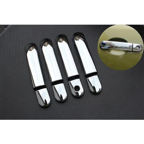 For Nissan Note E11 2005 2006 2007 2008 2009 2010 2011 2012 Chrome Car Door Handle Covers Accessories Trim Car Styling Overlay