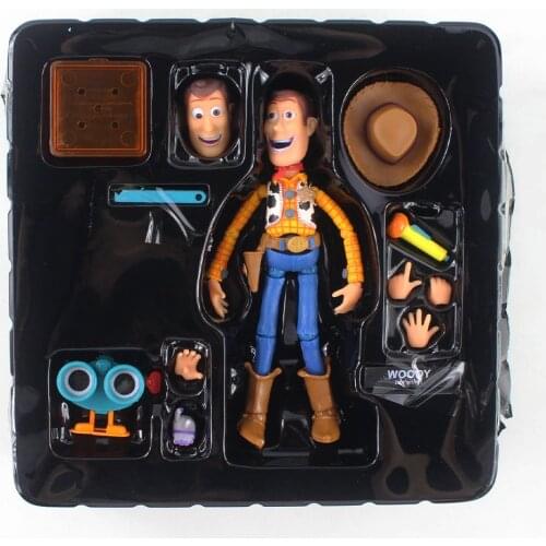 16cm Toys Story Movie Woody Character PVC Action Figure Toys Collection Model Doll Birthday Gifts For Children