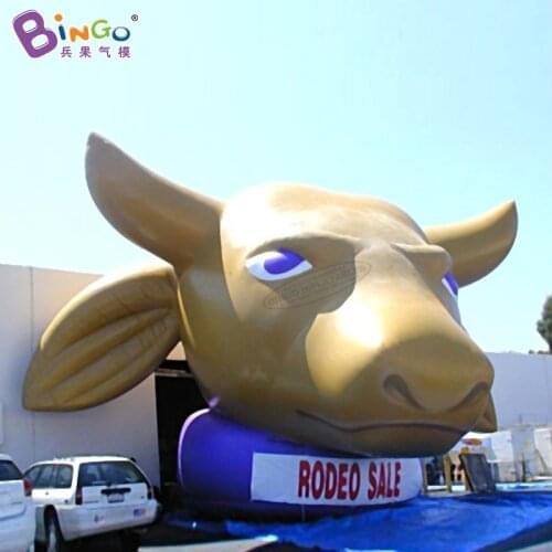 Customized 5m tall giant inflatable bull model / inflatable rodeo bull / large inflatable rodeo cow for decoration toys