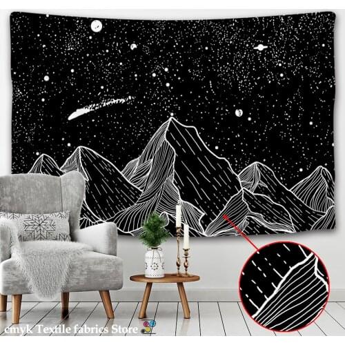 India Mandala Tapestry Japanese Wall Hanging Sun Moon Tarot Wall Tapestry Wall Carpet Psychedelic Tapiz Witchcraft Wall Cloth