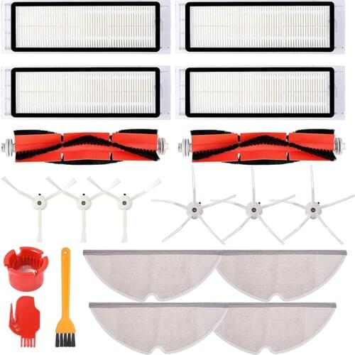 19 Pack Accessories Kit for Roborock S4 S5 S5 Max S6 S6 Max E4 E20 E25 E35 S50 Xiaomi Mi Mijia Robotic Vacuum Cleaner