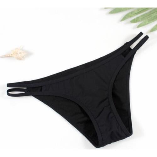MEIERSES Black Two-piece Swimwear