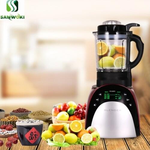 Multifunction 1750ML Glass Jar Blender Hot Soup Maker Mixer Juicer machine Food Grinder Processor With Heating Function