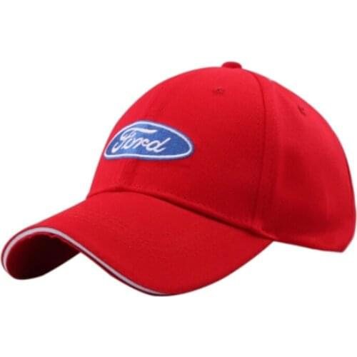 2021 New Style Metal Buckle Motocycle FORD Women Hat Unisex Embroidery Ford Car Brand Logo Casual Black Baseball Cap Men