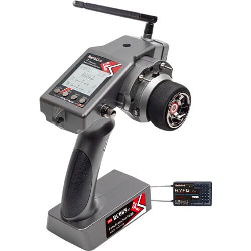 Radiolink RC6GS V2 2.4G 6CH Transmitter+R7FG Gyro Inside Receiver For RC Vehicles Car Boat Model Parts