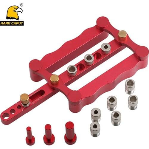 Woodworking Self-Centering Doweling Jig 6/8/10mm Wood Dowel Positioning Drill Guide Kit For Puncher Locator Carpentry Tools