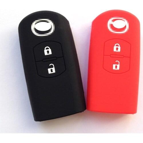 Silicone Car Key Cover Case Protect Shell For Mazda 2 3 6 CX-5 Atenza CX-7 CX-9 CX-3 CX-4 CX-8 MX5 Axela 2/3 Buttons Accessories