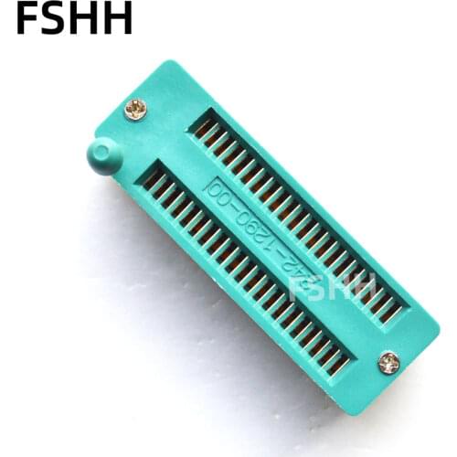 600mil DIP42 test socket 42P 1.778mm pitch SOCKET green Lock socket 15.24mm width 242-1293-00