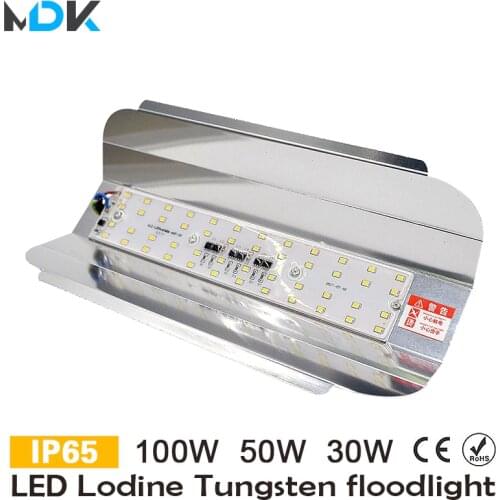 LODINE TUNGSTEN Led Flood Light 100W 50W 30W Floodlight 220V LED Spotlight Refletor Construction Outdoor Lighting 230V