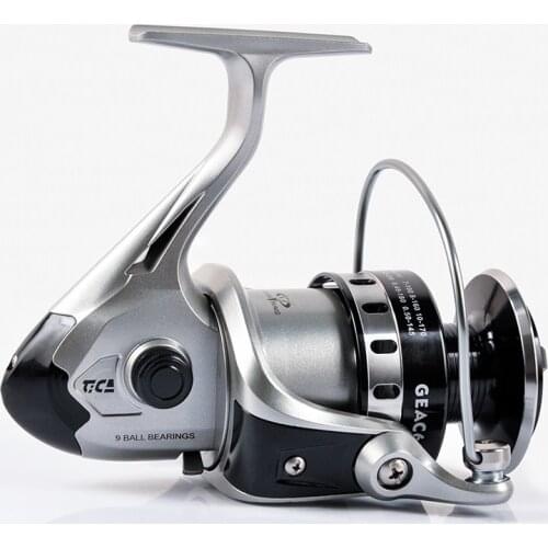 Stainless Steel Bearing High Speed Fishing Reel Sea Pole 1000-6000 Spool Baitcasting 10 Axis Spinning Wheel Carretilha De Pesca