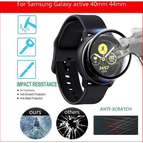3D Full Tempered Glass Watch Screen protector For Samsung Galaxy Watch Active 2 44mm 40mm/46mm/42mm for active 2 Protective film