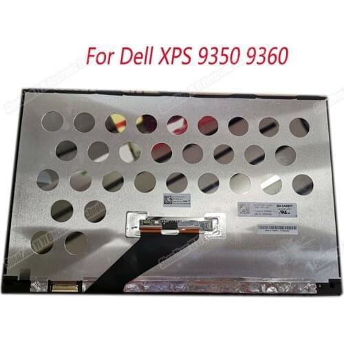 13.3" Laptop lcd Screen display QHD LCD Screen Replacement with touch assembly 0RXN49 40pins For Dell XPS 9350 9360 LQ133Z1JW21