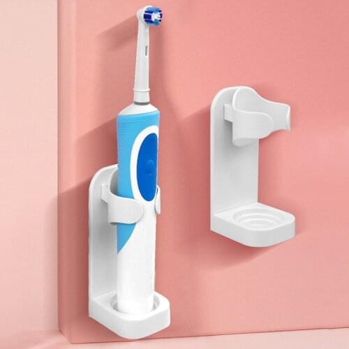 1PC Creative Electric Toothbrush Holder Traceless Toothbrush Stand Wall Mounted Home Bathroom Rack Space Saving Organizer