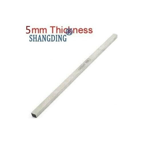 1pc Turning Parting Milling Mini Lathe HSS Tool Bit Gray 5mm Thickness x40/45/50/60mm x200mm Length
