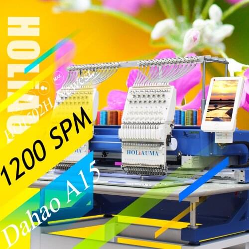 10 Years Service!!!2 Head Barudan Computerized Guangzhou Computer T-Shirt Flat Hat Embroidery Machines Parts South Africa