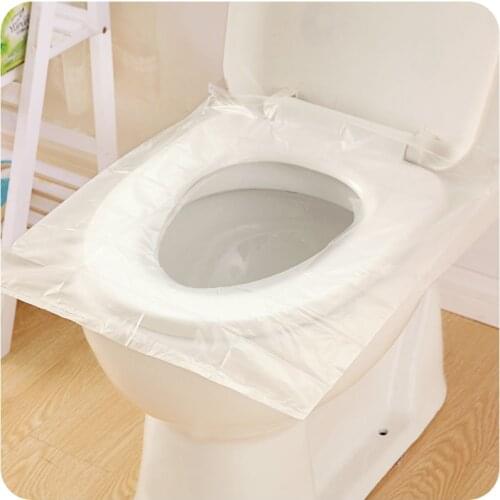 6PC Portable Disposable Toilet Seat Cover Mat 100% Waterproof Toilet Paper Pad For Travel/Camping Bathroom Accessiories