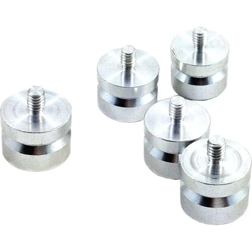 5 PCS Adapter 5/8" x 11 female thread mini prism Adapter 1/4"x20 male thread to 5/8x11 female thread