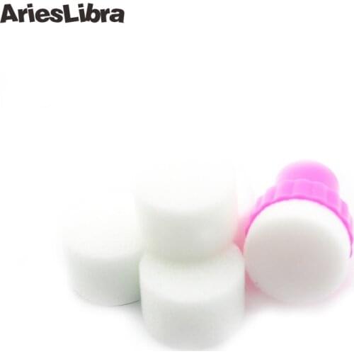 AriesLibra Nail Scraper Stamper Silicone Sponge Printing Stencil Printer Nail Stamping Tools Nail Art Transparent