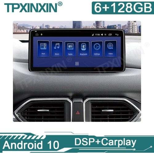 For Mazda CX-5 2017+Android 10 Car Stereo Car Radio with Screen Tesla Radio Player Car GPS Navigation Head Unit