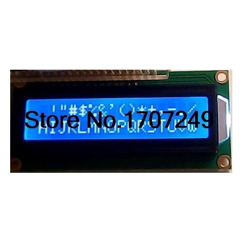 Free Shipping 10pcs LCD1602 LCD 1602 blue screen LCD display 1602A 5V Blue backlight and white code for arduino