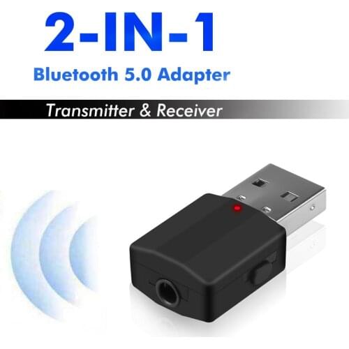 Bluetooth 5.0 Audio Receiver Transmitter Mini Stereo Bluetooth AUX RCA USB 3.5mm Jack For TV PC Car Kit Wireless Adapter