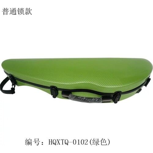 One violin case 4/4 full size green color new Carbon fiber music bag Waterproof bag